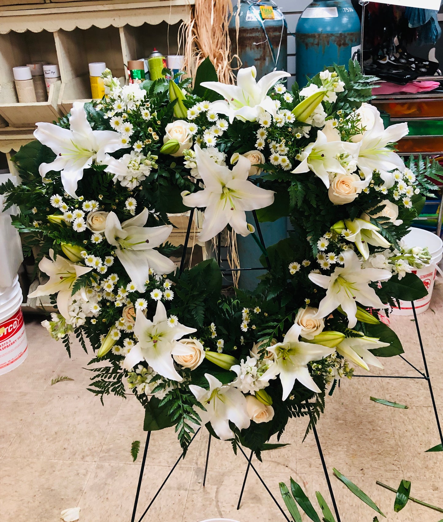 Heart Standing Spray