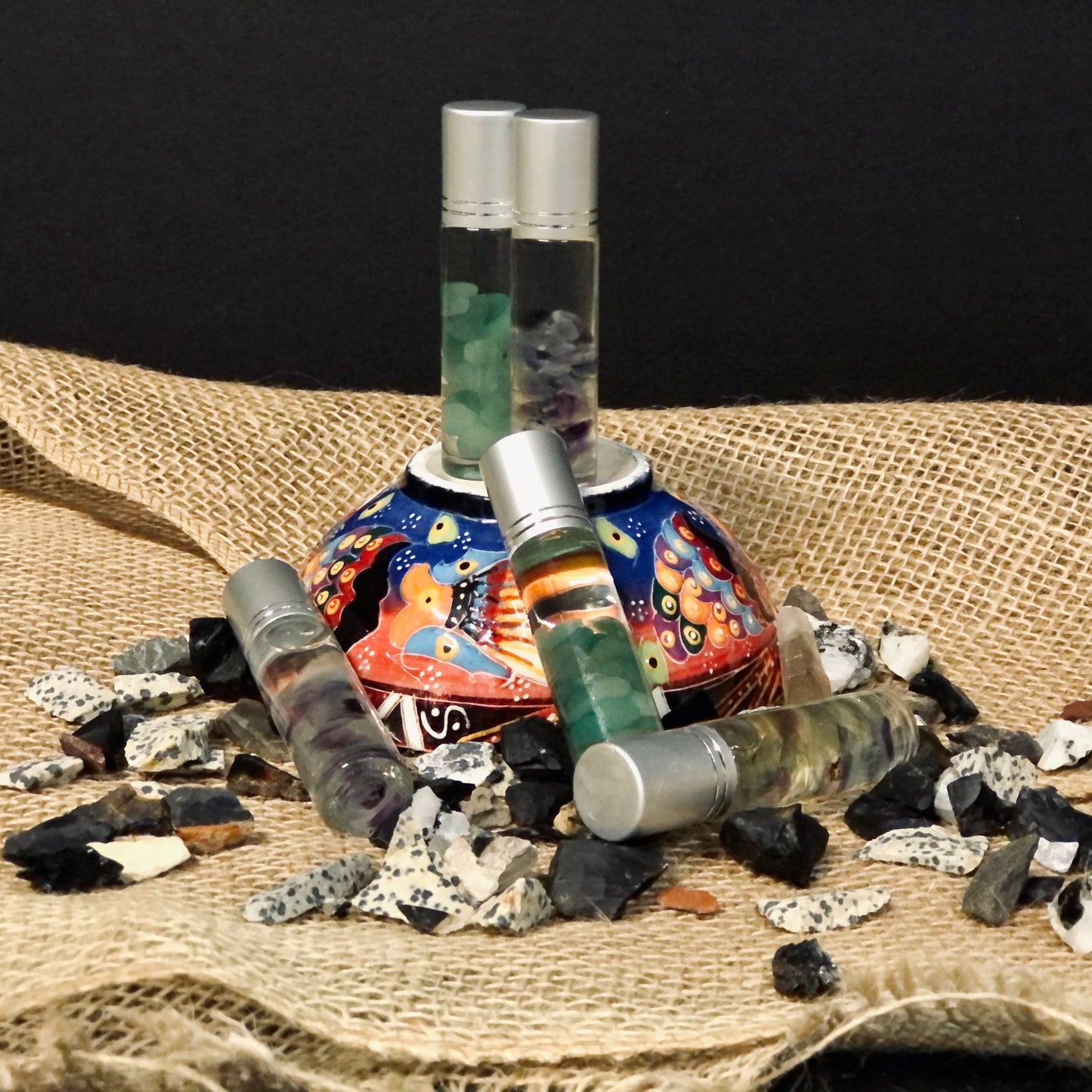 Crystal Essential Oil Rollers