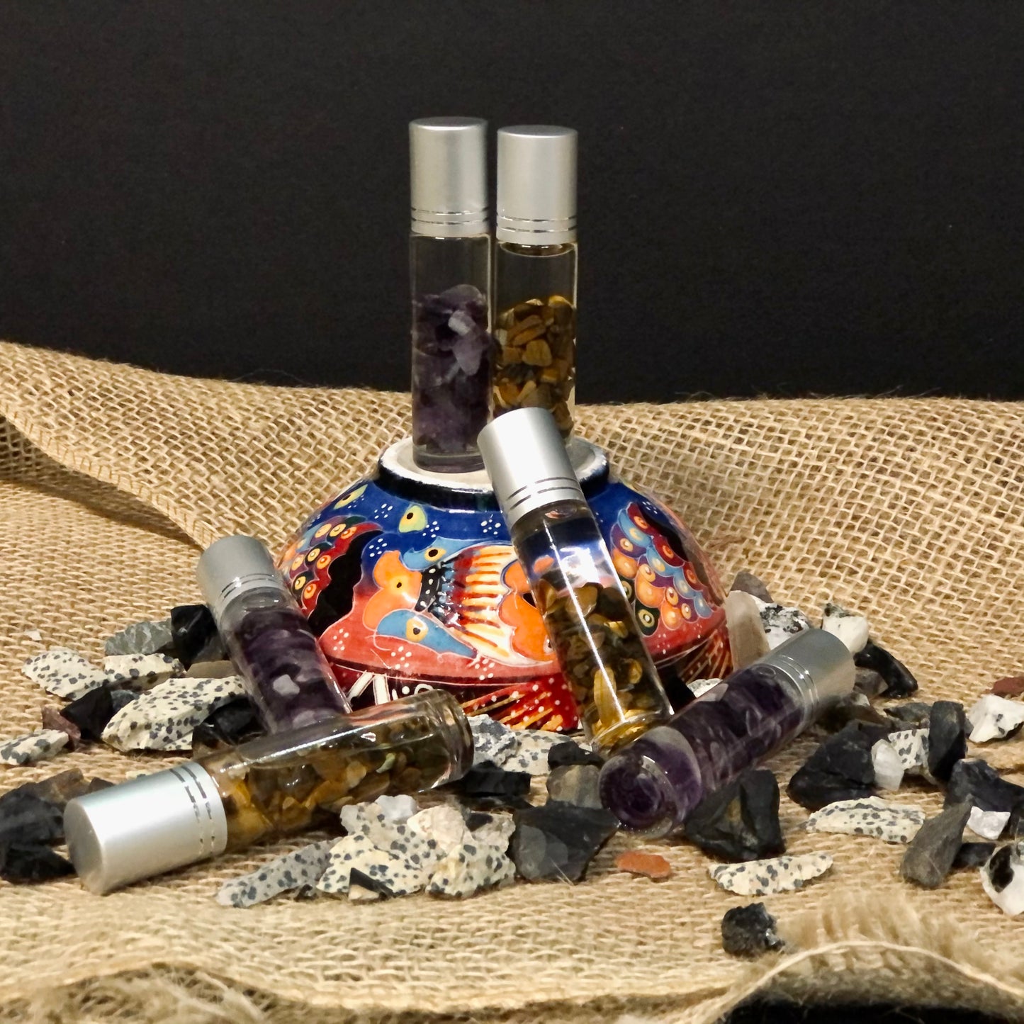 Crystal Essential Oil Rollers