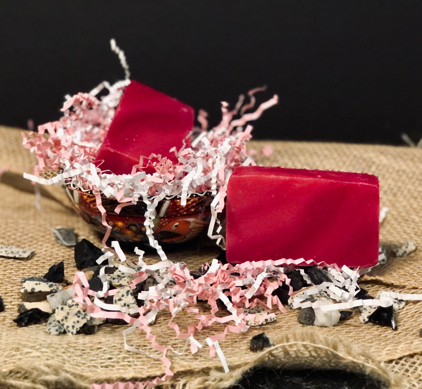 Raspberry Mint Handmade Soap Bar