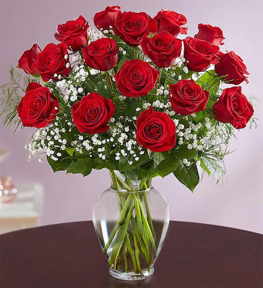 Rose Vase Arrangement