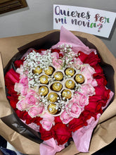 Load image into Gallery viewer, Rose Bouquet with Ferrero Rocher
