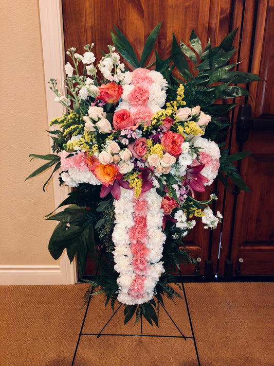 Cross Standing Spray